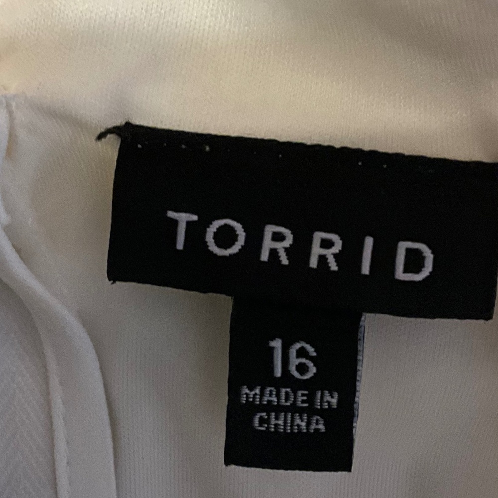 Torrid Sleeveless Chiffon High Low Dress size 16 - Picture 9 of 9